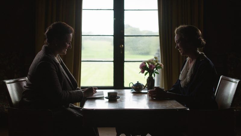 Two woman at a table in The White House