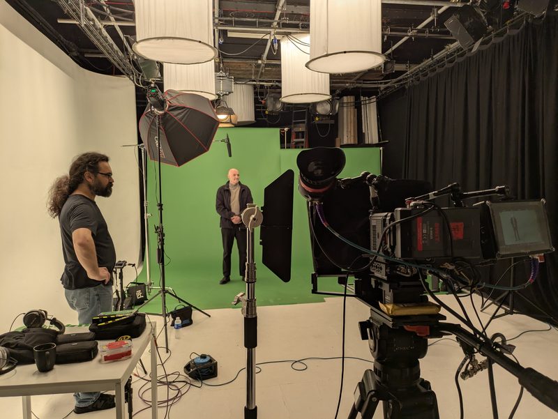 Green screen shoot
